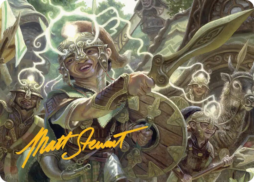 Thoughtweft Lieutenant Art Card (Gold-Stamped Signature) [Lorwyn Eclipsed Art Series] | Impulse Games and Hobbies