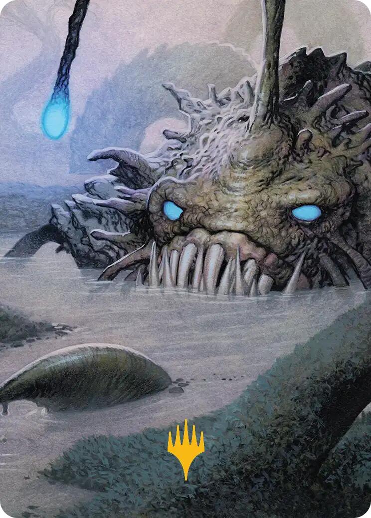 Deceit Art Card (Gold-Stamped Planeswalker Symbol) [Lorwyn Eclipsed Art Series] | Impulse Games and Hobbies