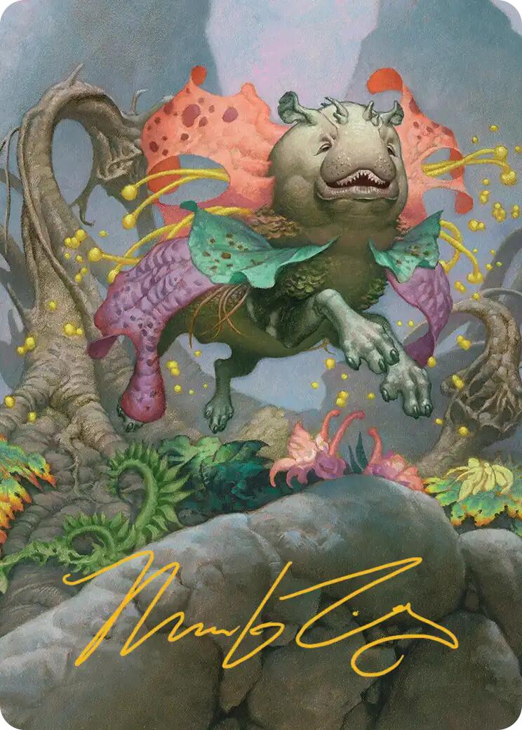 Vibrance Art Card (Gold-Stamped Signature) [Lorwyn Eclipsed Art Series] | Impulse Games and Hobbies