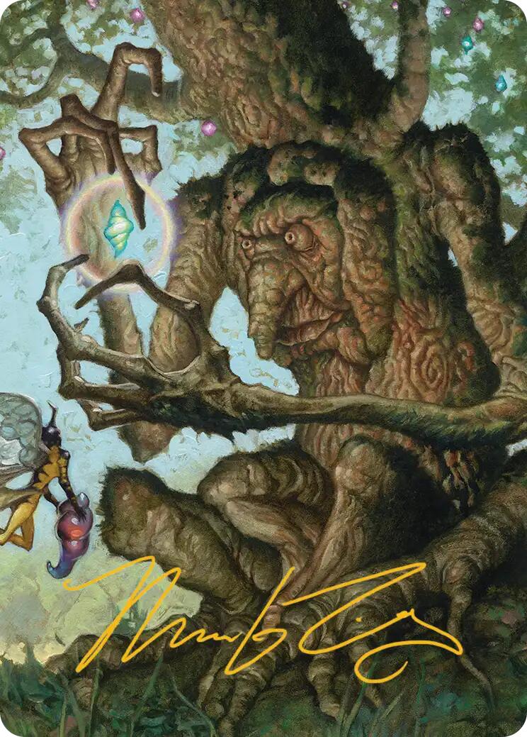 Faeburrow Elder Art Card (Gold-Stamped Signature) [Lorwyn Eclipsed Art Series] | Impulse Games and Hobbies