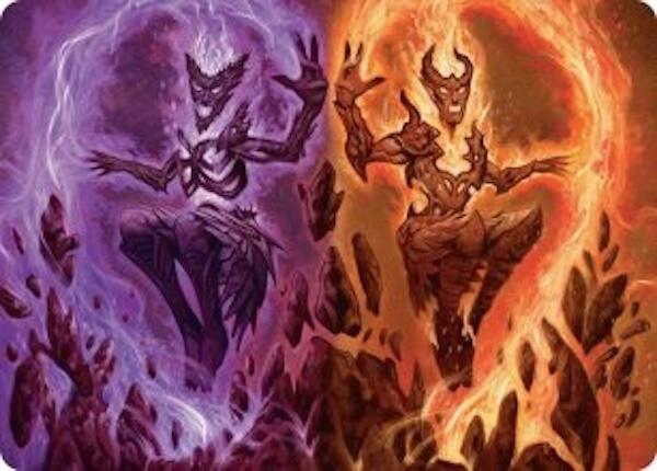 Fire Covenant Art Card [Lorwyn Eclipsed Art Series] | Impulse Games and Hobbies