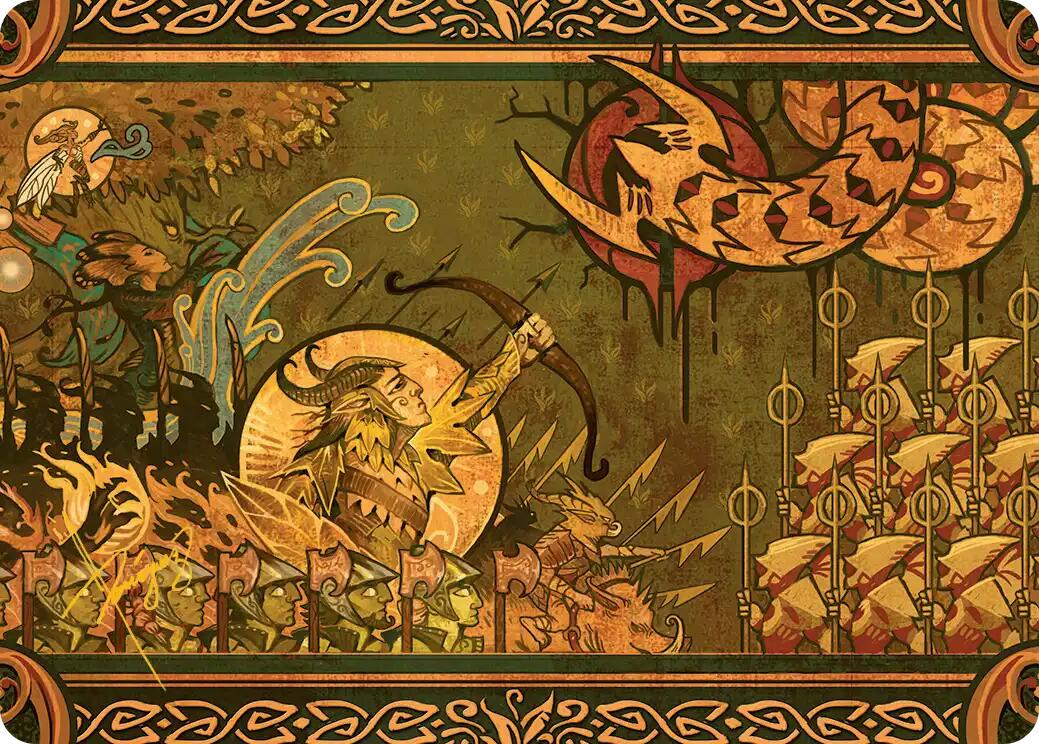 Chronicle of Victory Art Card (Gold-Stamped Signature) [Lorwyn Eclipsed Art Series] | Impulse Games and Hobbies
