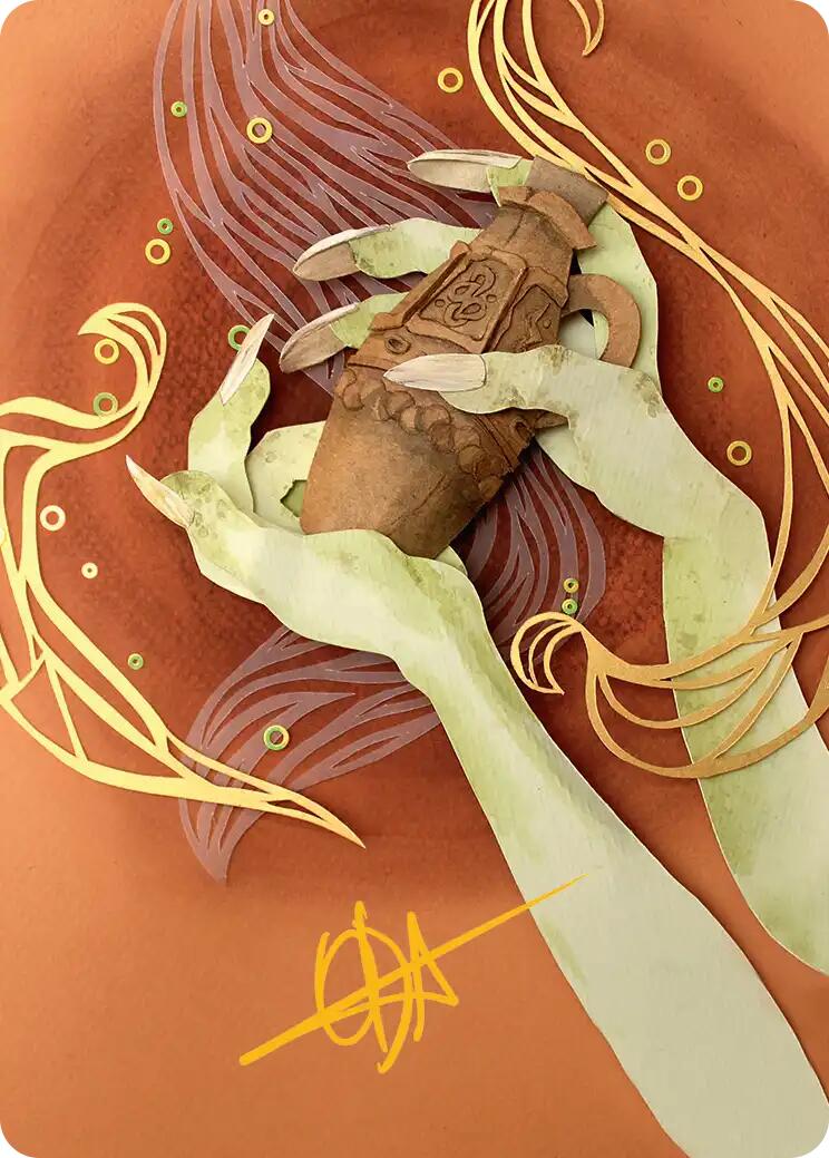 Thousand-Year Elixir Art Card (Gold-Stamped Signature) [Lorwyn Eclipsed Art Series] | Impulse Games and Hobbies