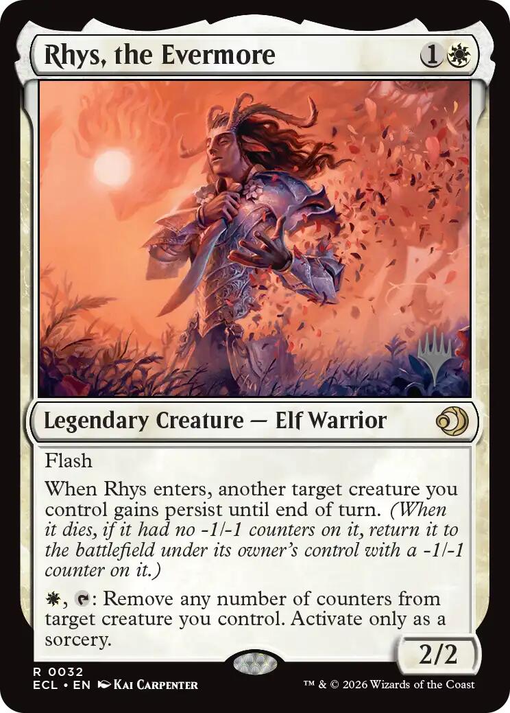 Rhys, the Evermore [Lorwyn Eclipsed Promos] | Impulse Games and Hobbies