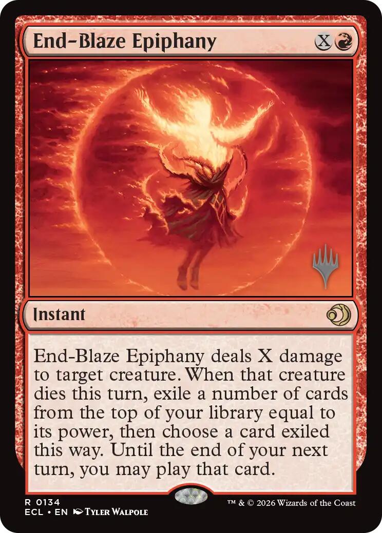 End-Blaze Epiphany [Lorwyn Eclipsed Promos] | Impulse Games and Hobbies