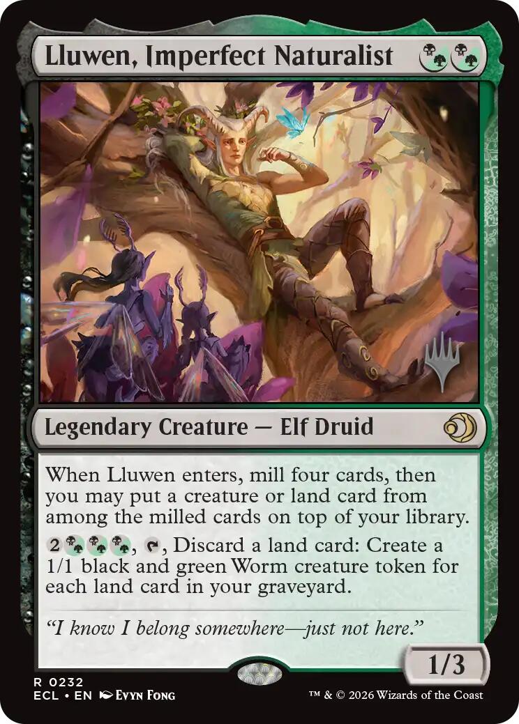 Lluwen, Imperfect Naturalist [Lorwyn Eclipsed Promos] | Impulse Games and Hobbies