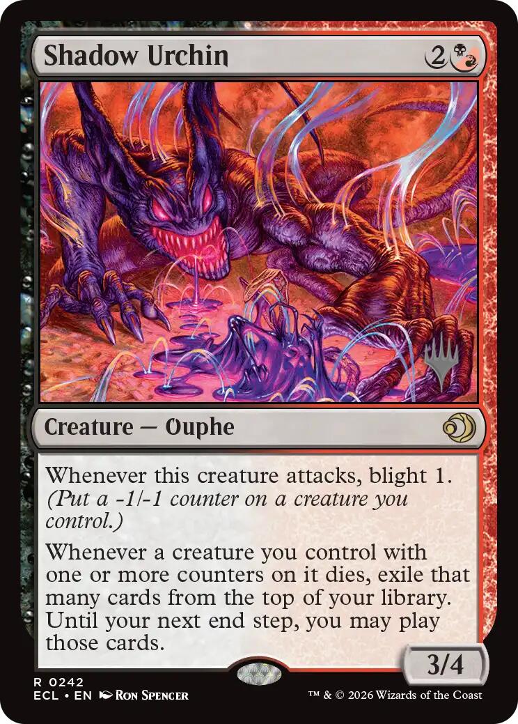 Shadow Urchin [Lorwyn Eclipsed Promos] | Impulse Games and Hobbies