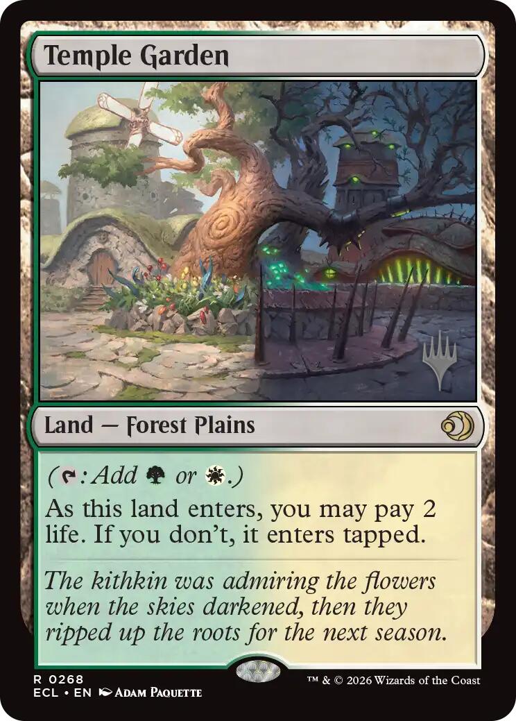 Temple Garden [Lorwyn Eclipsed Promos] | Impulse Games and Hobbies