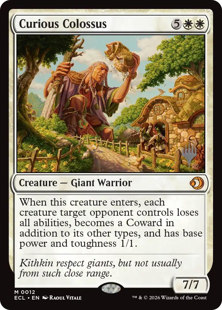 Curious Colossus [Lorwyn Eclipsed Promos] | Impulse Games and Hobbies