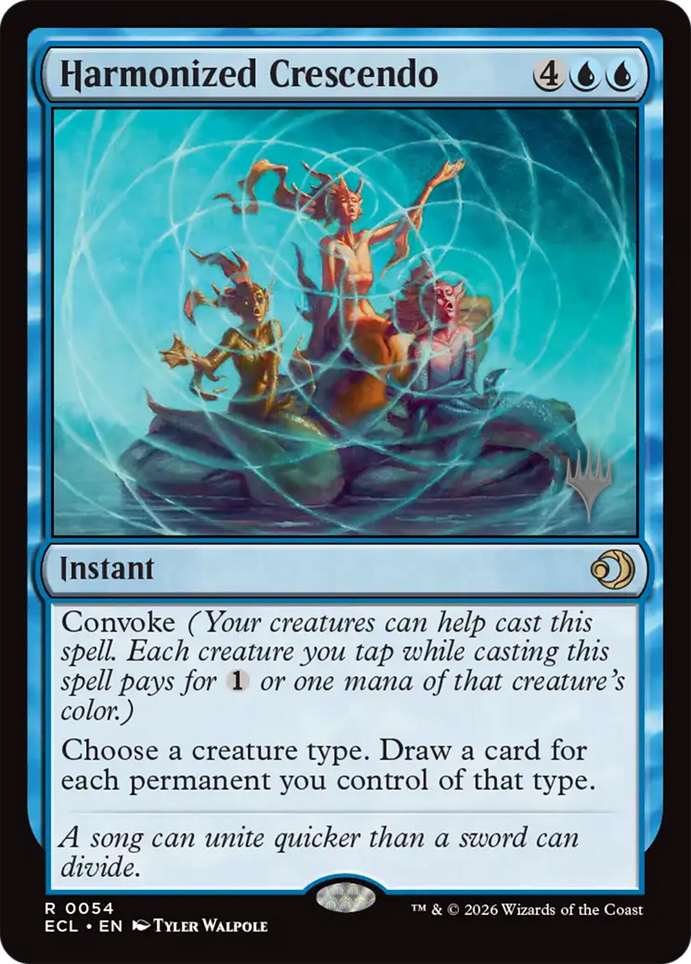Harmonized Crescendo [Lorwyn Eclipsed Promos] | Impulse Games and Hobbies