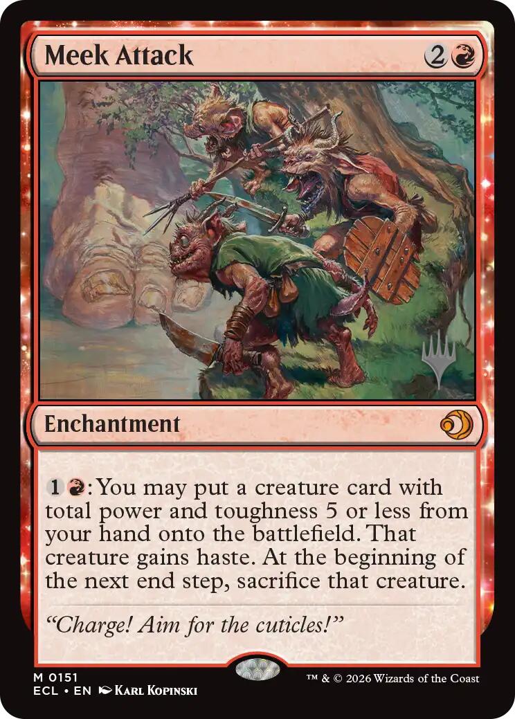 Meek Attack [Lorwyn Eclipsed Promos] | Impulse Games and Hobbies