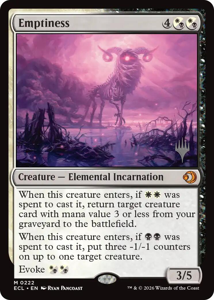 Emptiness [Lorwyn Eclipsed Promos] | Impulse Games and Hobbies