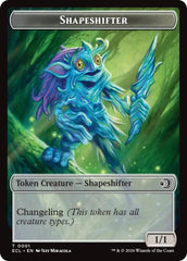 Shapeshifter // Merfolk Double-Sided Token [Lorwyn Eclipsed Tokens] | Impulse Games and Hobbies