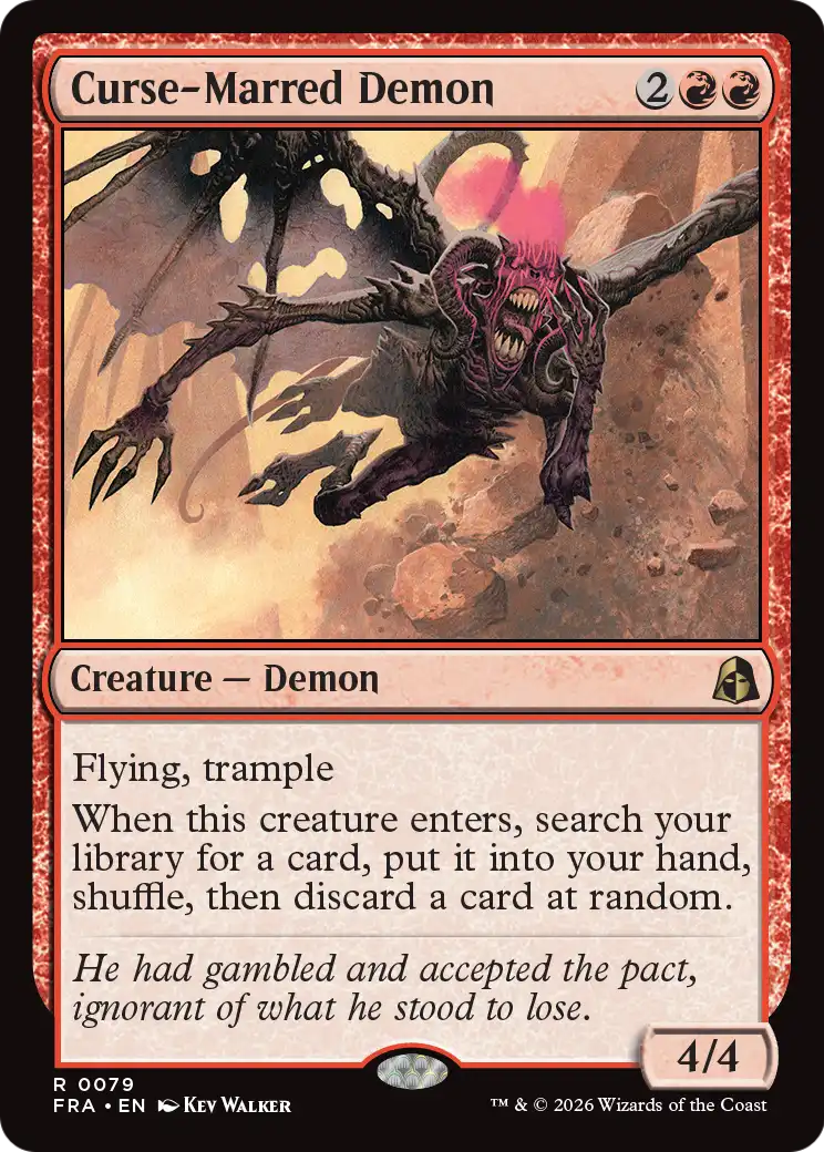 Curse-Marred Demon [Reality Fracture] | Impulse Games and Hobbies
