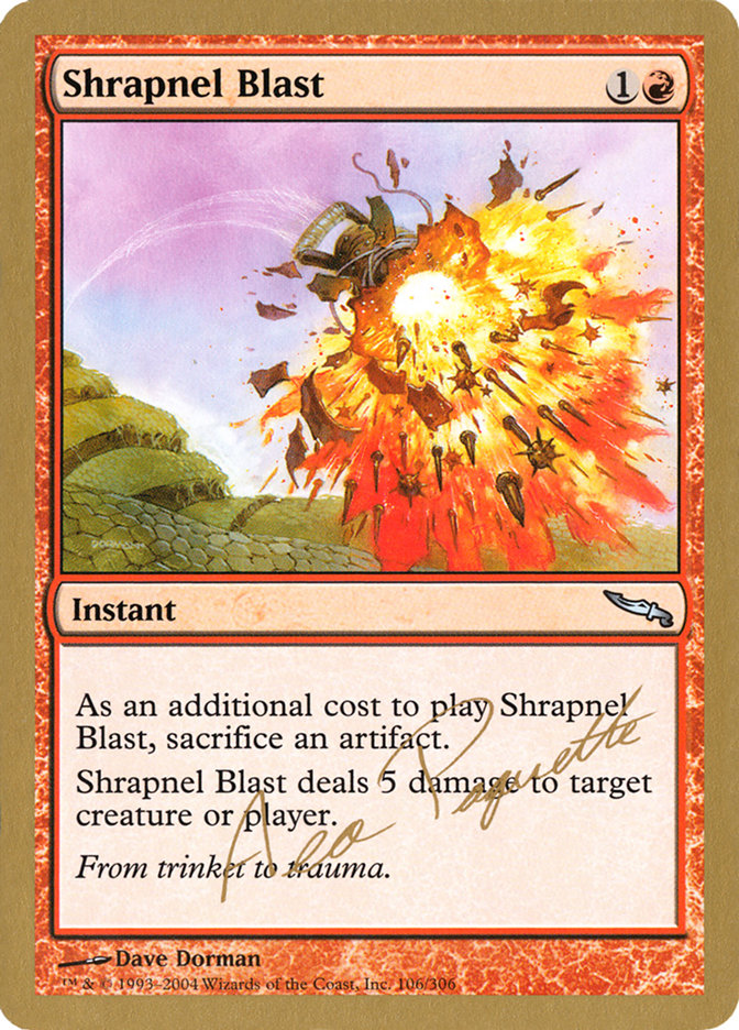 Shrapnel Blast (Aeo Paquette) [World Championship Decks 2004] | Impulse Games and Hobbies