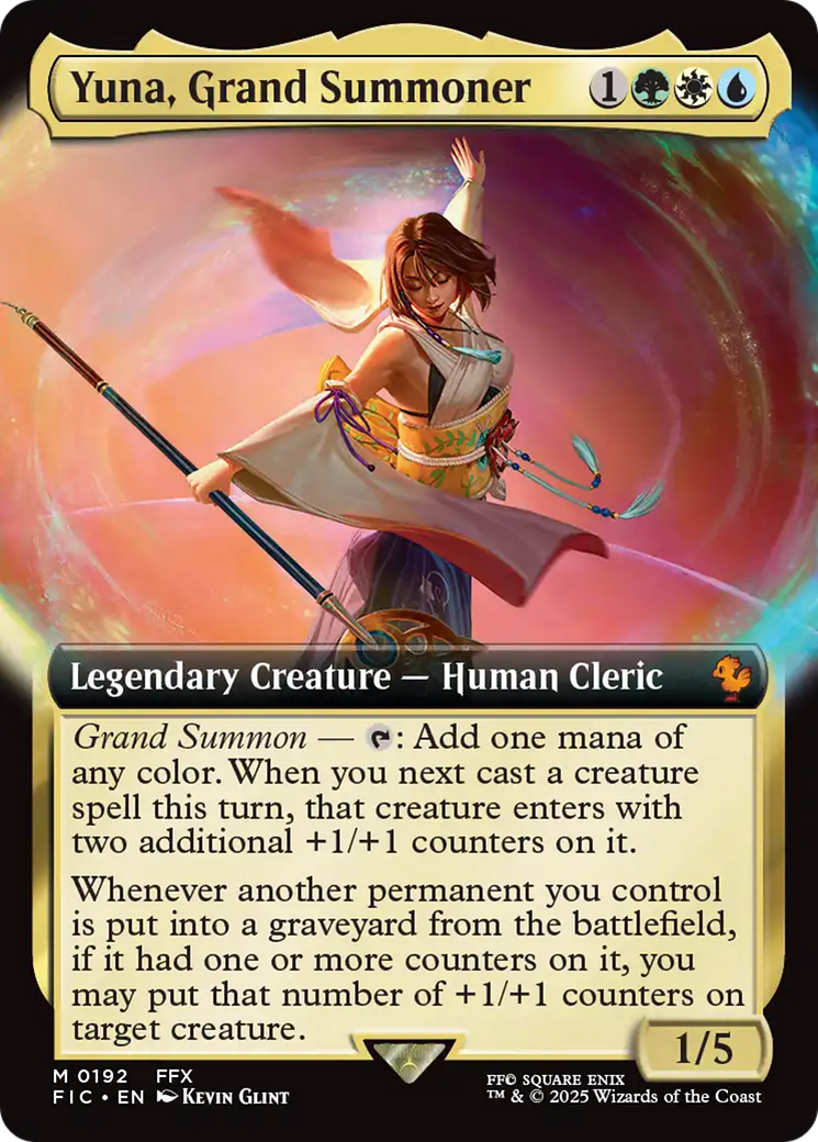 Yuna, Grand Summoner (Extended Art) [FINAL FANTASY Commander] | Impulse Games and Hobbies