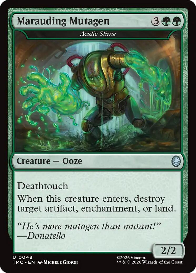 Marauding Mutagen - Acidic Slime [Teenage Mutant Ninja Turtles Commander] | Impulse Games and Hobbies