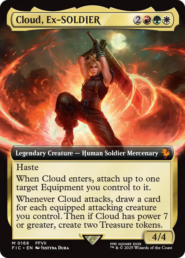 Cloud, Ex-SOLDIER (Extended Art) [FINAL FANTASY Commander] | Impulse Games and Hobbies