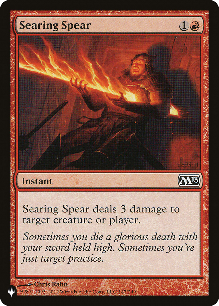 Searing Spear [The List Reprints] | Impulse Games and Hobbies