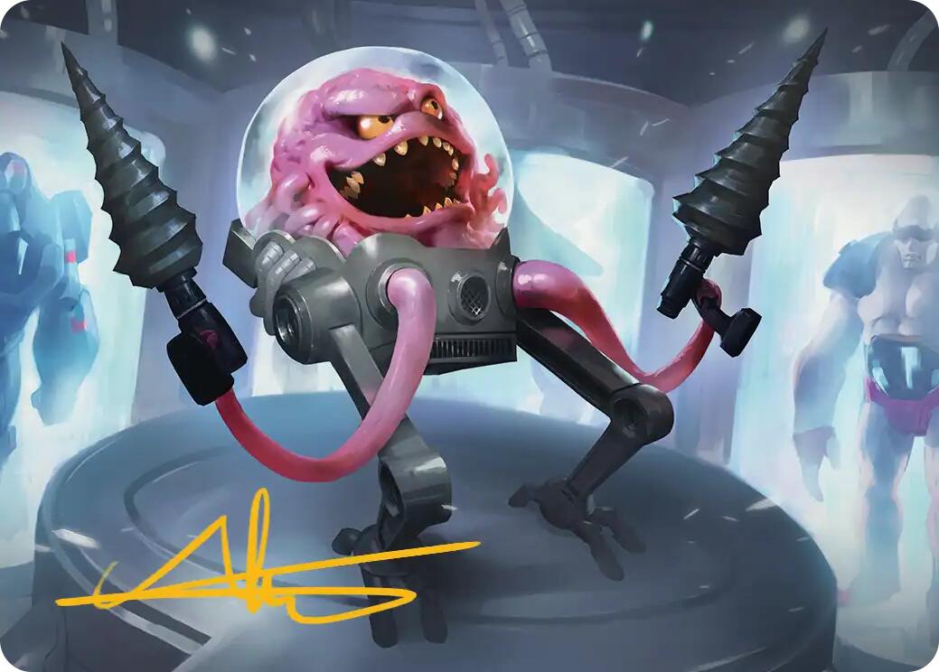 Krang, Master Mind Art Card (4/54) (Gold-Stamped Signature) [Teenage Mutant Ninja Turtles Art Series] | Impulse Games and Hobbies