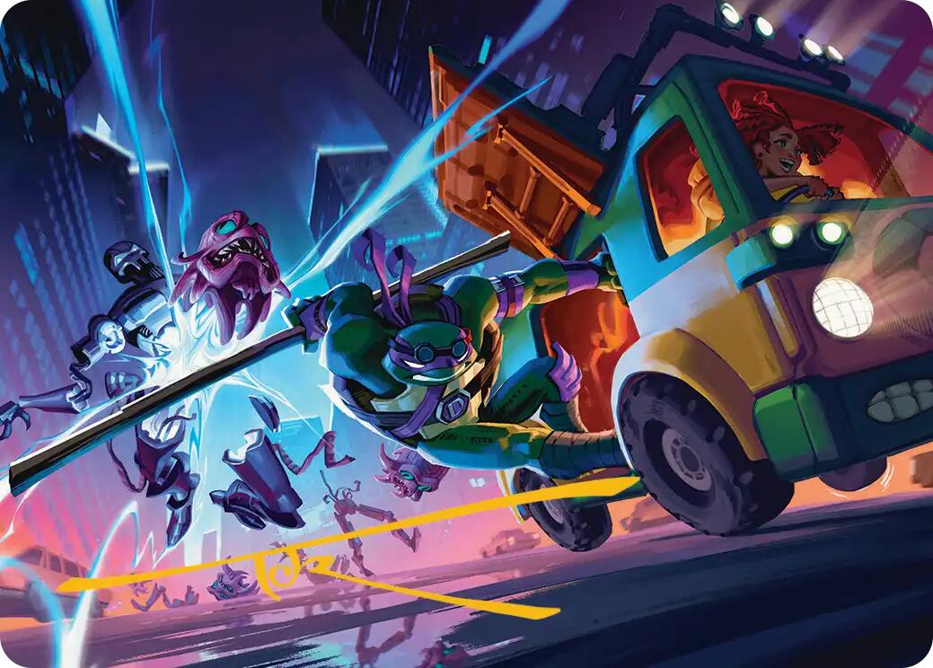 Donatello, Rad Scientist Art Card (Gold-Stamped Signature) [Teenage Mutant Ninja Turtles Art Series] | Impulse Games and Hobbies