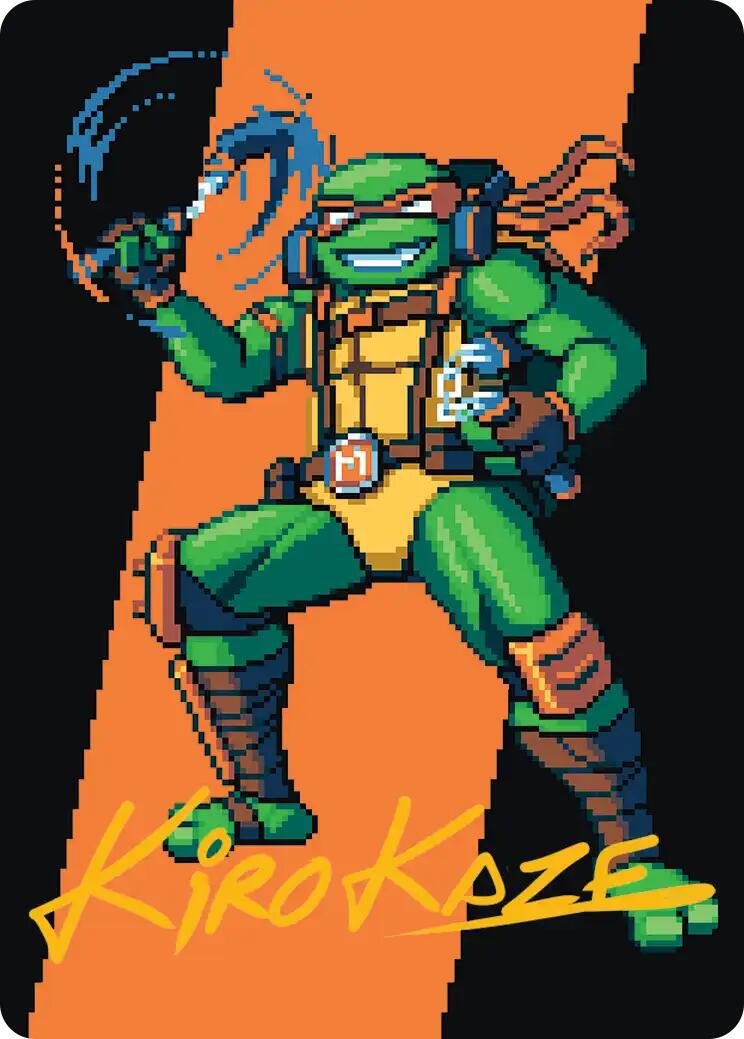 Michelangelo, the Heart Art Card (Gold-Stamped Signature) [Teenage Mutant Ninja Turtles Art Series] | Impulse Games and Hobbies