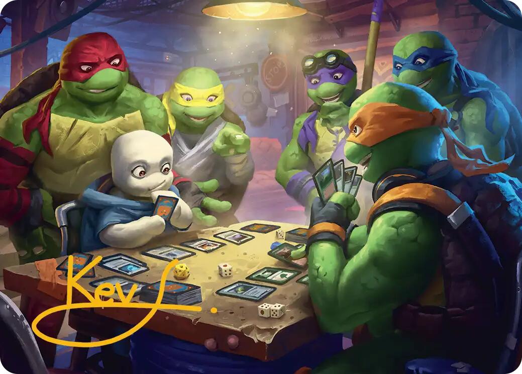 Lessons from Life Art Card (Gold-Stamped Signature) [Teenage Mutant Ninja Turtles Art Series] | Impulse Games and Hobbies