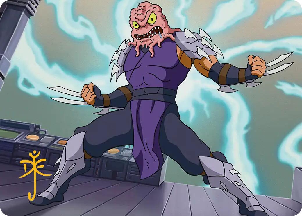 Krang & Shredder Art Card (Gold-Stamped Signature) [Teenage Mutant Ninja Turtles Art Series] | Impulse Games and Hobbies