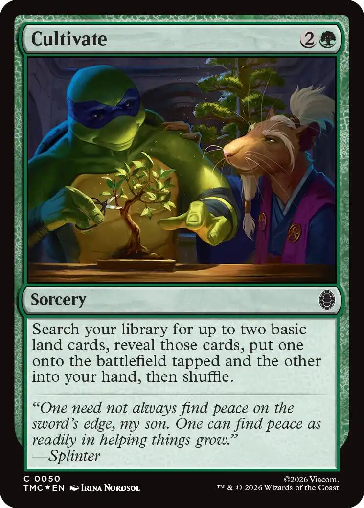 Cultivate (Surge Foil) [Teenage Mutant Ninja Turtles Commander] | Impulse Games and Hobbies