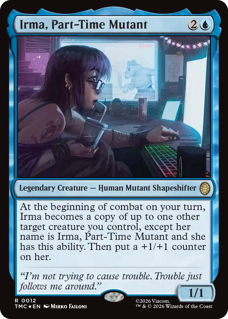 Irma, Part-Time Mutant (Surge Foil) [Teenage Mutant Ninja Turtles Commander] | Impulse Games and Hobbies