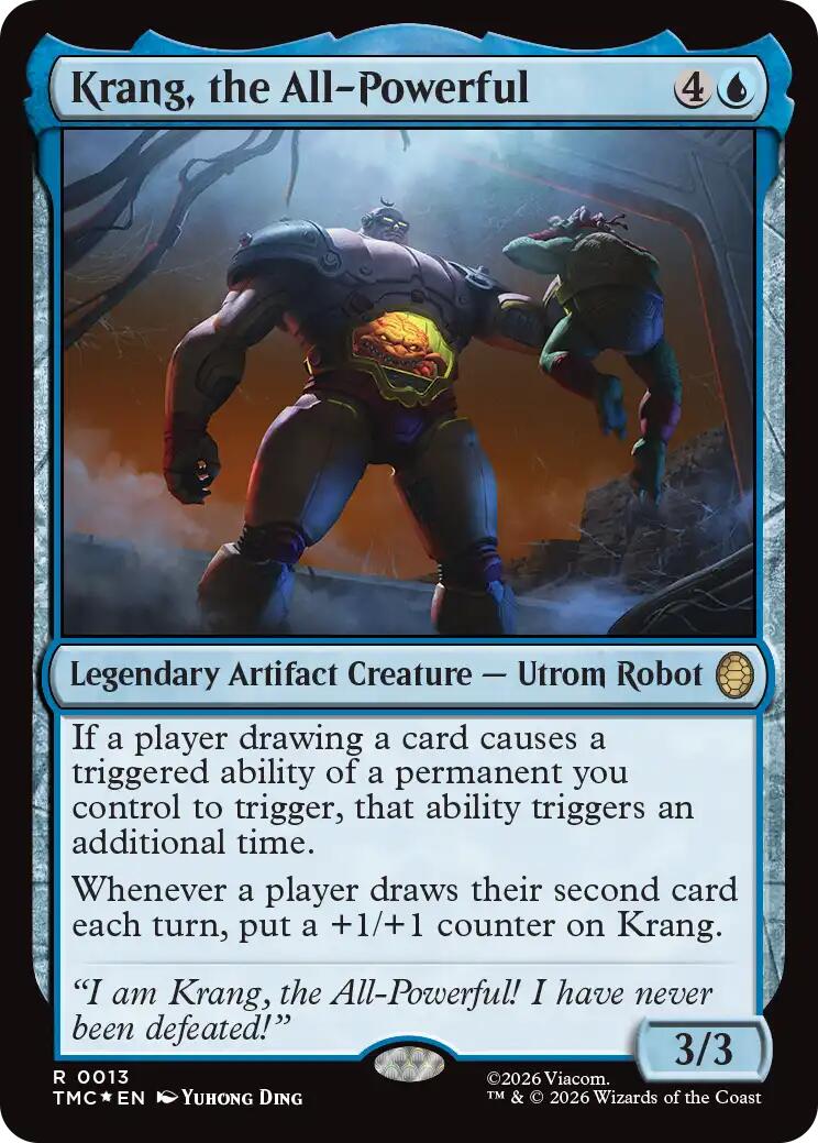 Krang, the All-Powerful (Surge Foil) [Teenage Mutant Ninja Turtles Commander] | Impulse Games and Hobbies
