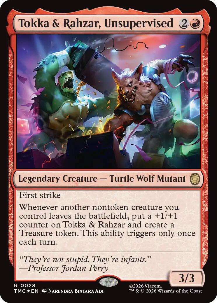 Tokka & Rahzar, Unsupervised (Surge Foil) [Teenage Mutant Ninja Turtles Commander] | Impulse Games and Hobbies
