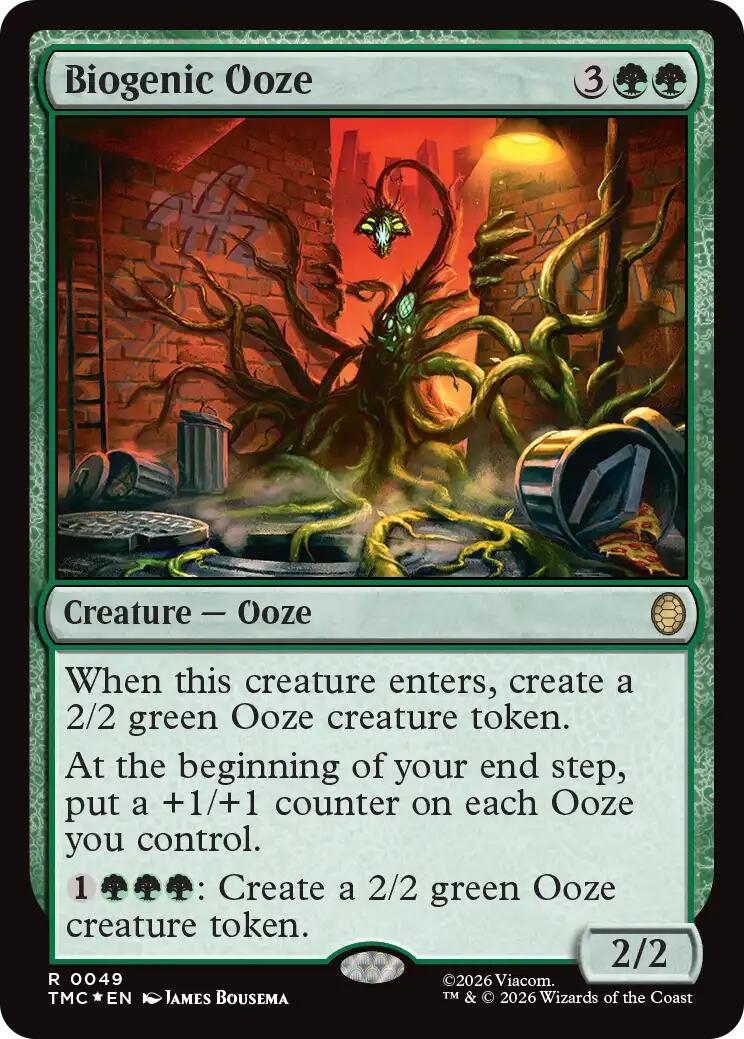 Biogenic Ooze (Surge Foil) [Teenage Mutant Ninja Turtles Commander] | Impulse Games and Hobbies