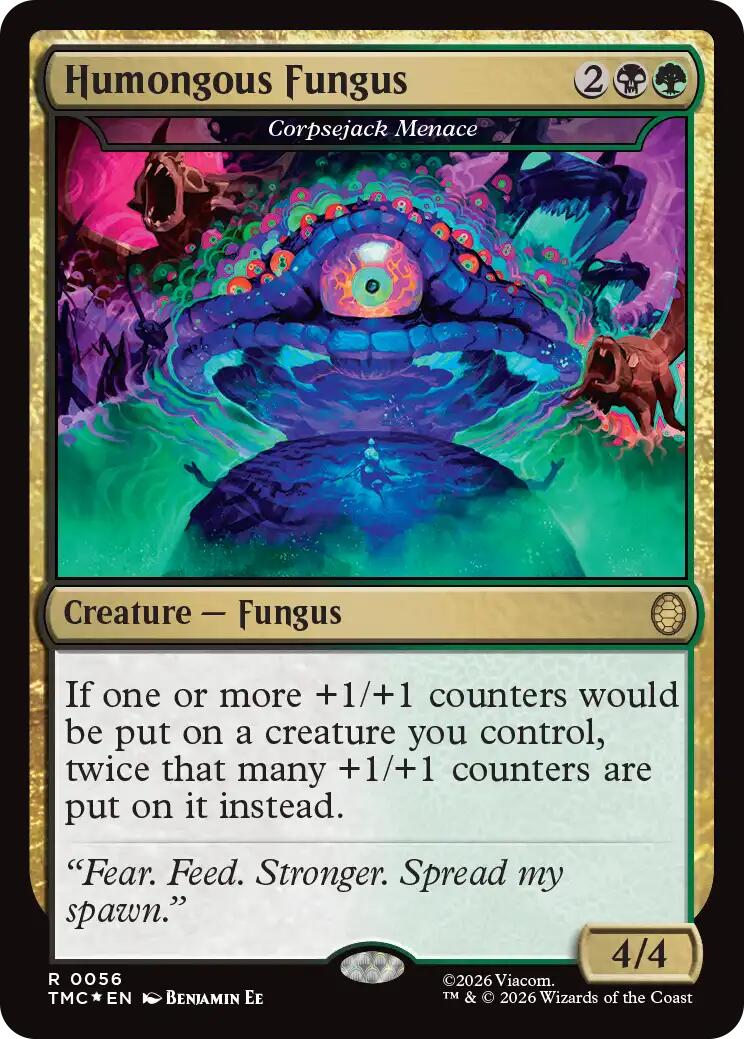Humongous Fungus - Corpsejack Menace (Surge Foil) [Teenage Mutant Ninja Turtles Commander] | Impulse Games and Hobbies