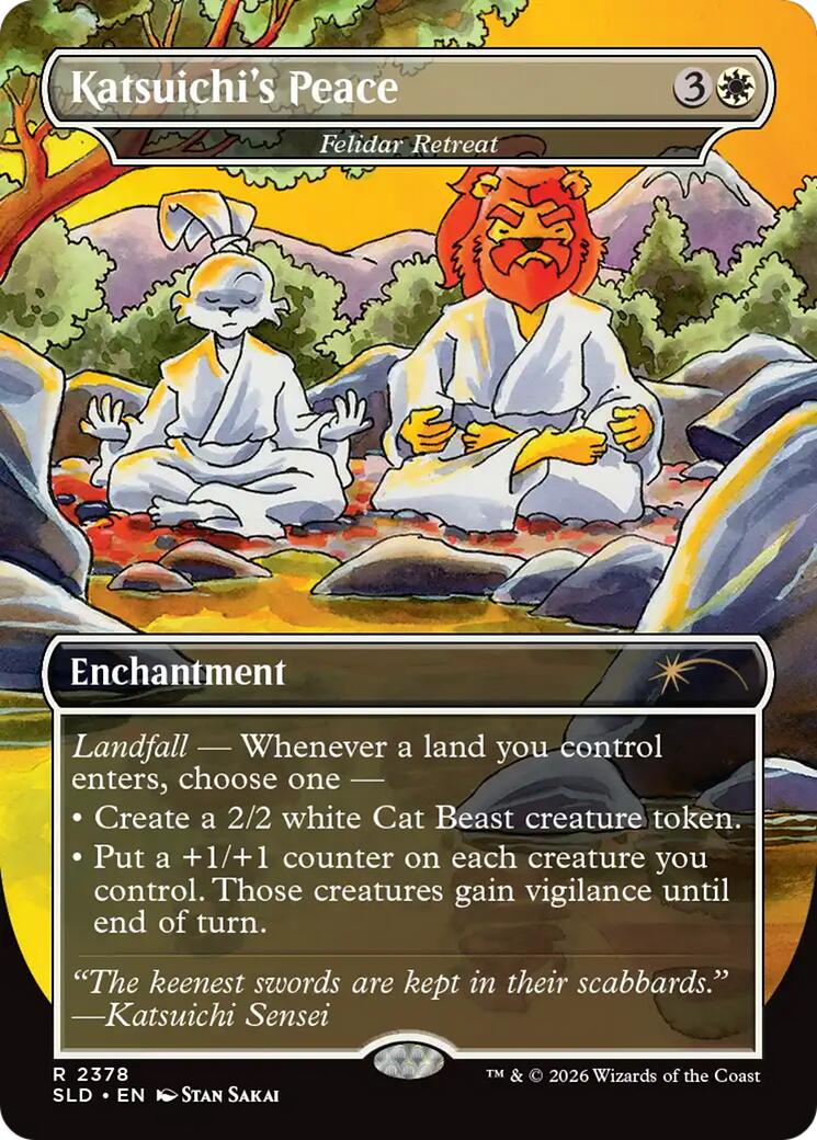 Katsuichi's Peace - Felidar Retreat [Secret Lair Drop Series] | Impulse Games and Hobbies