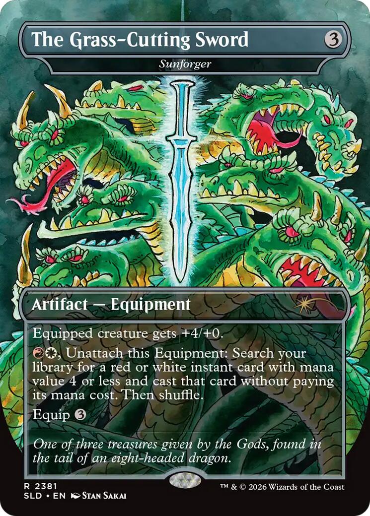 The Grass-Cutting Sword - Sunforger [Secret Lair Drop Series] | Impulse Games and Hobbies