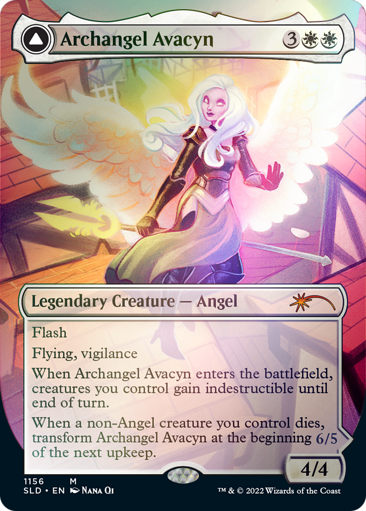 Archangel Avacyn // Avacyn, the Purifier (Borderless) [Secret Lair: From Cute to Brute] | Impulse Games and Hobbies