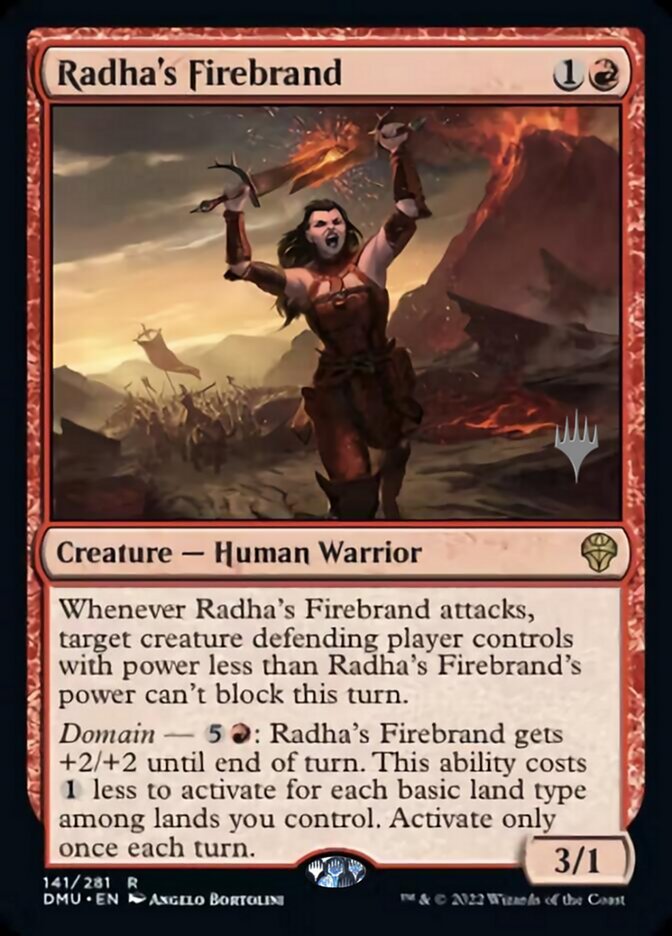 Radha's Firebrand (Promo Pack) [Dominaria United Promos] | Impulse Games and Hobbies