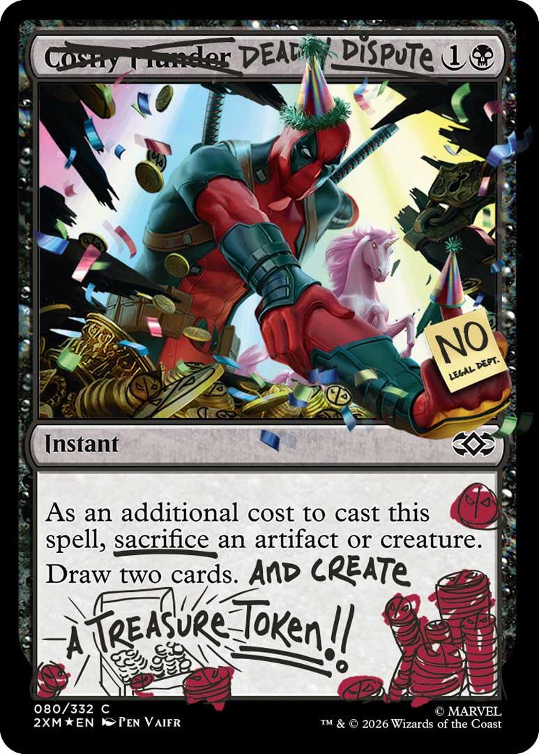 Deadly Dispute (080) (Pool Party Foil) [Secret Lair Drop Series] | Impulse Games and Hobbies