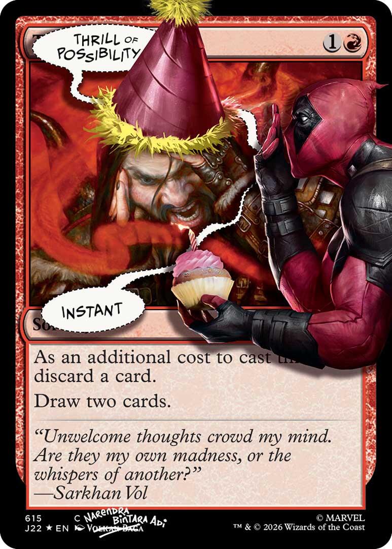 Thrill of Possibility (615) (Pool Party Foil) [Secret Lair Drop Series] | Impulse Games and Hobbies