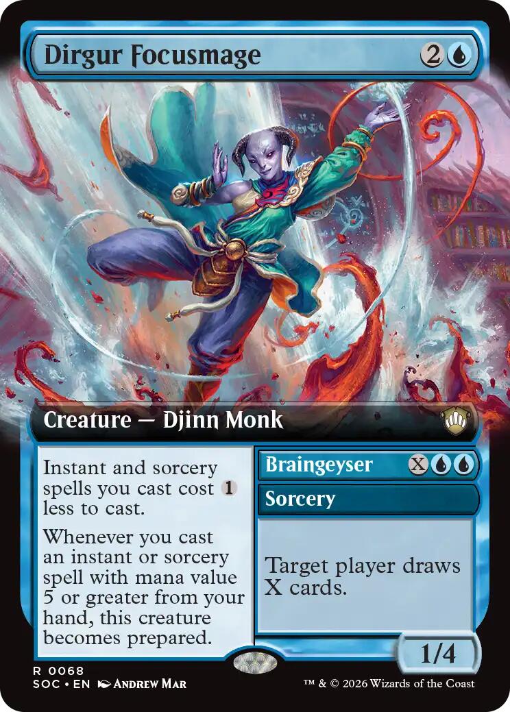 Dirgur Focusmage (Extended Art) [Secrets of Strixhaven Commander] | Impulse Games and Hobbies