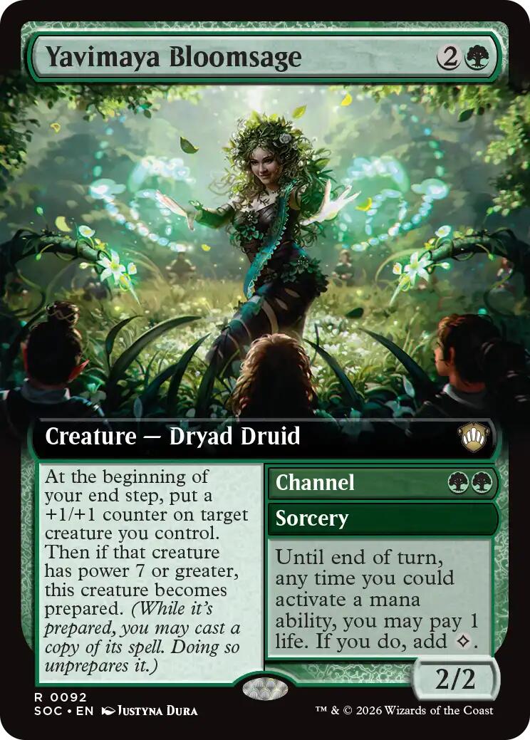 Yavimaya Bloomsage (Extended Art) [Secrets of Strixhaven Commander] | Impulse Games and Hobbies