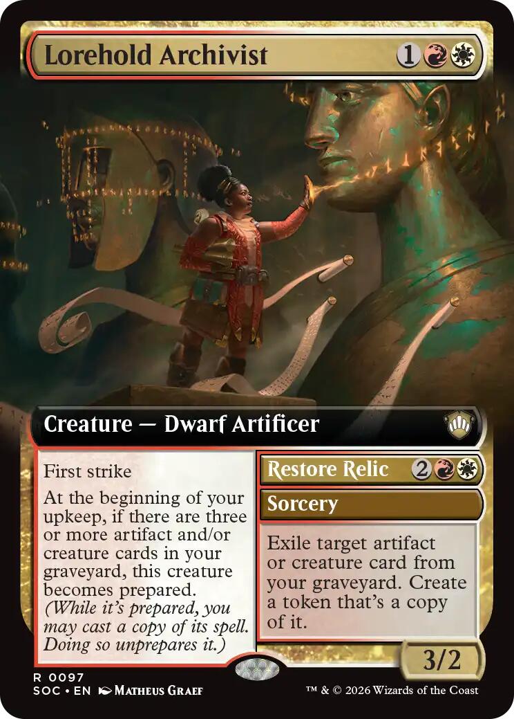 Lorehold Archivist (Extended Art) [Secrets of Strixhaven Commander] | Impulse Games and Hobbies