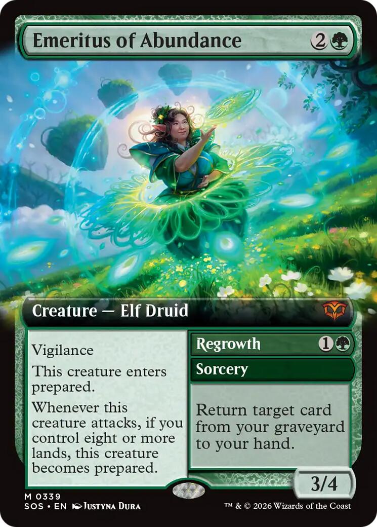 Emeritus of Abundance (Extended Art) [Secrets of Strixhaven] | Impulse Games and Hobbies