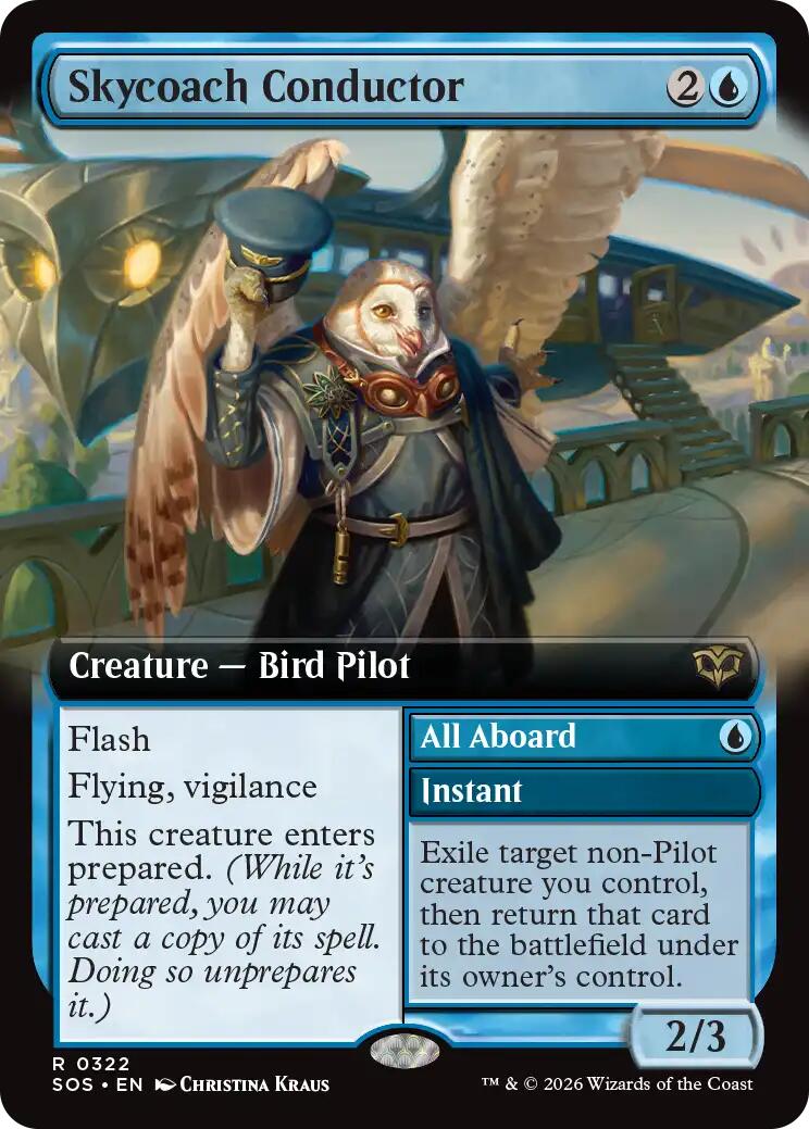 Skycoach Conductor (Extended Art) [Secrets of Strixhaven] | Impulse Games and Hobbies