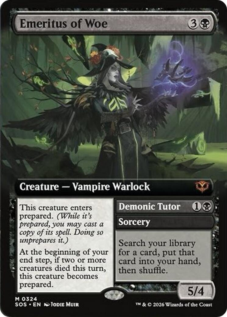 Emeritus of Woe (Extended Art) [Secrets of Strixhaven] | Impulse Games and Hobbies