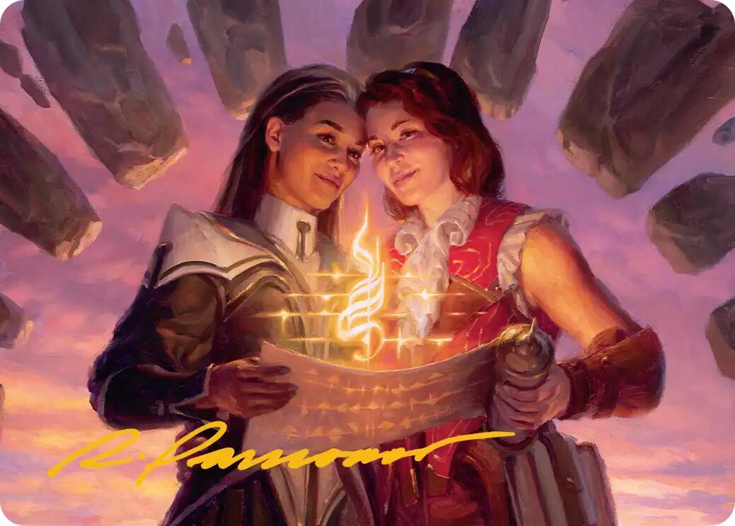 Joined Researchers Art Card (Gold-Stamped Signature) [Secrets of Strixhaven Art Series] | Impulse Games and Hobbies