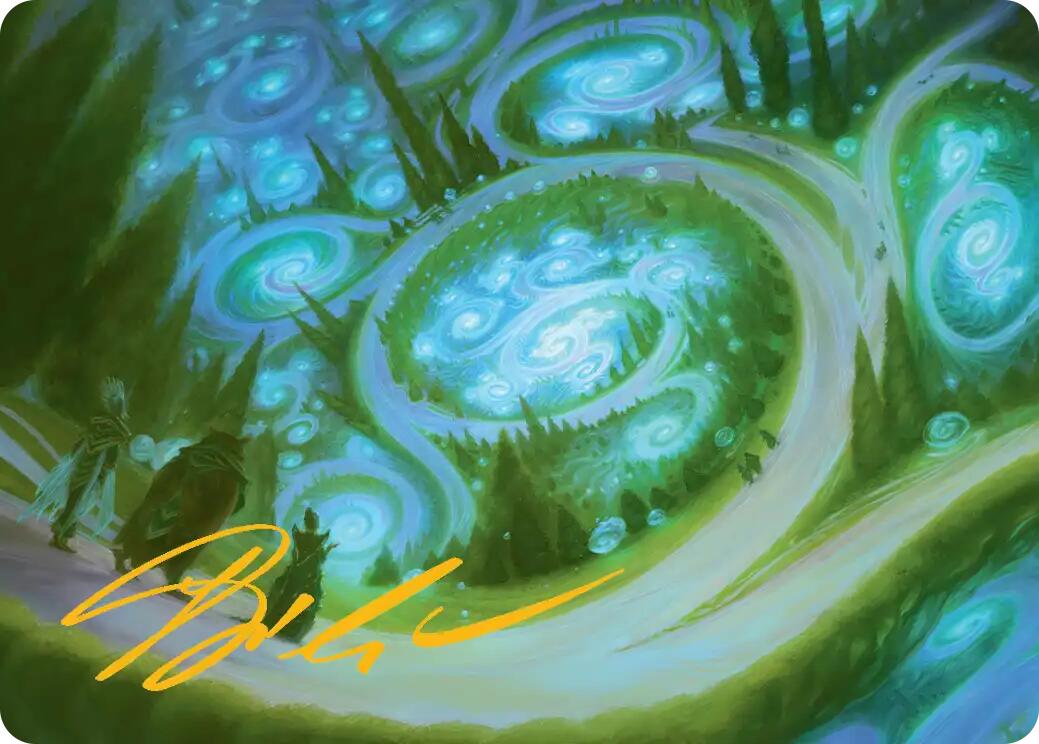 Mathemagics Art Card (Gold-Stamped Signature) [Secrets of Strixhaven Art Series] | Impulse Games and Hobbies