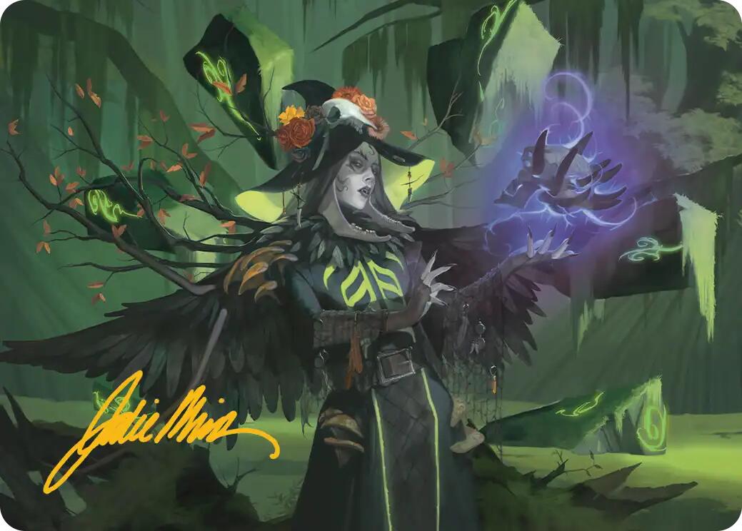 Emeritus of Woe Art Card (Gold-Stamped Signature) [Secrets of Strixhaven Art Series] | Impulse Games and Hobbies
