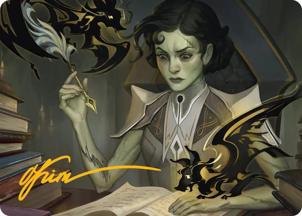 Eternal Student Art Card (Gold-Stamped Signature) [Secrets of Strixhaven Art Series] | Impulse Games and Hobbies